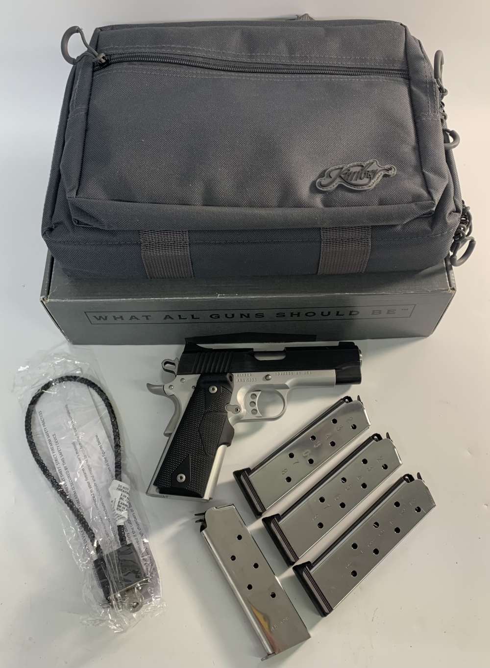 Kimber Pro Carry II Semi-Automatic Pistol 45 ACP w/ Crimson Trace Laser -img-0