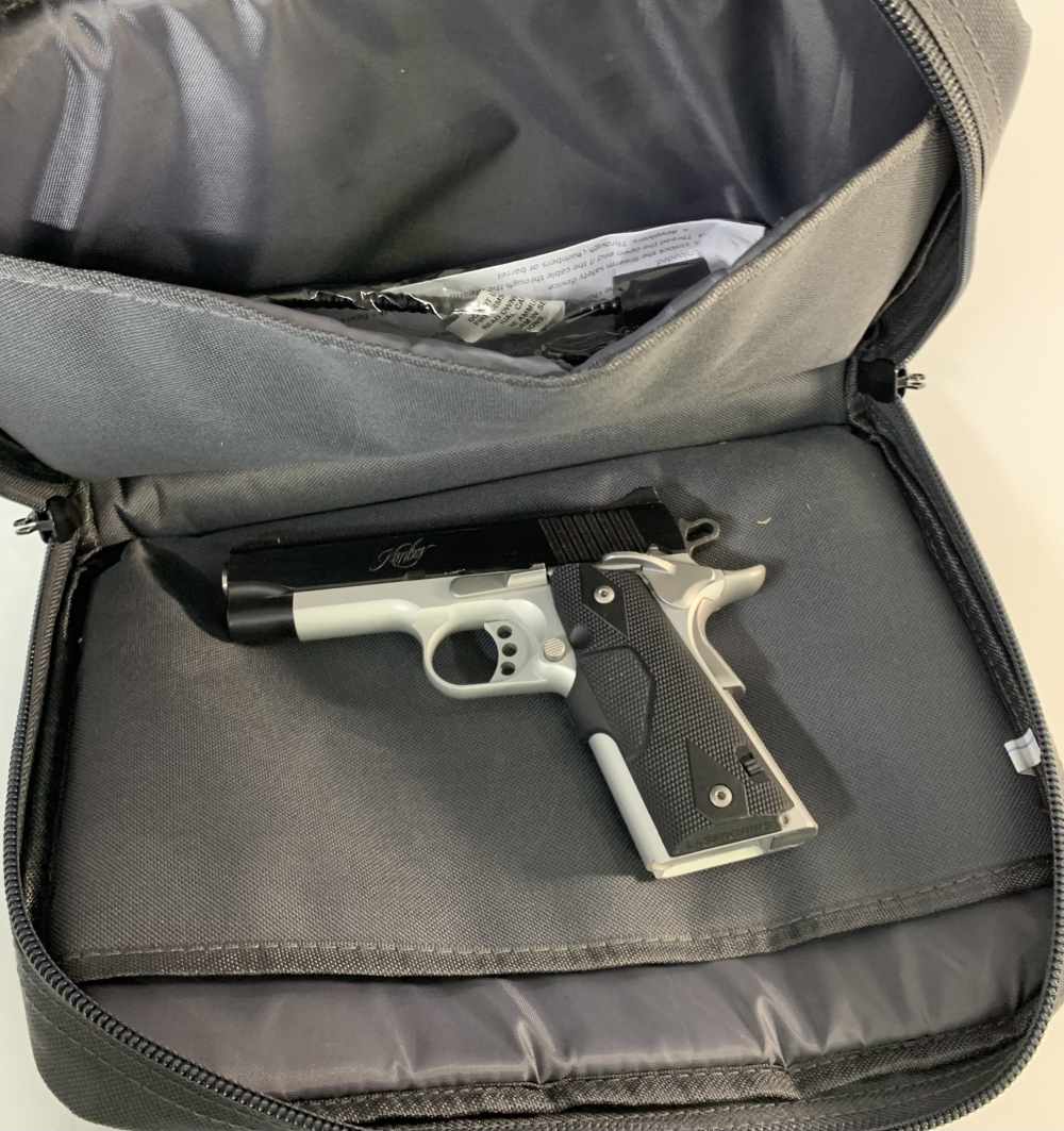 Kimber Pro Carry II Semi-Automatic Pistol 45 ACP w/ Crimson Trace Laser -img-20