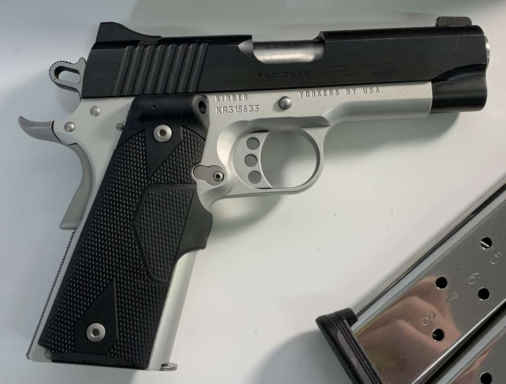 Kimber Pro Carry II Semi-Automatic Pistol 45 ACP w/ Crimson Trace Laser -img-1
