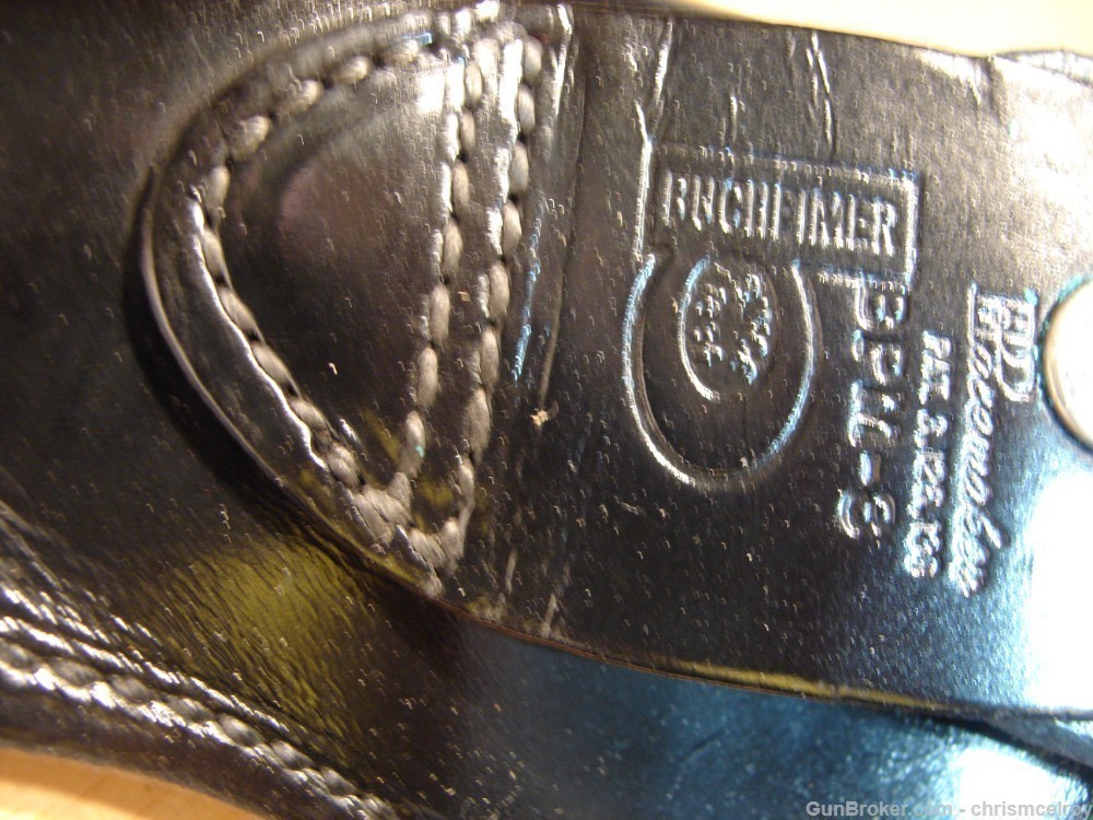 S&W M&P OR COLT OFFICIAL POLICE HOLSTER BY BUCHEIMER RIGHT HAND 2" BAR NIB-img-9