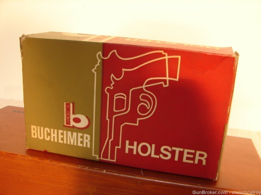 S&W M&P OR COLT OFFICIAL POLICE HOLSTER BY BUCHEIMER RIGHT HAND 2" BAR NIB-img-1