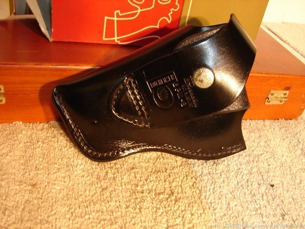 S&W M&P OR COLT OFFICIAL POLICE HOLSTER BY BUCHEIMER RIGHT HAND 2" BAR NIB-img-6