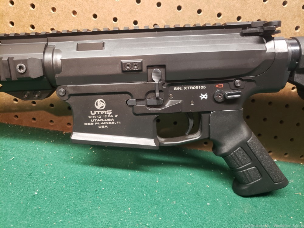 Brand New UTAS XTR 12 Shotgun 12 Gauge 5 Rd Mag Black With Flashhider-img-10