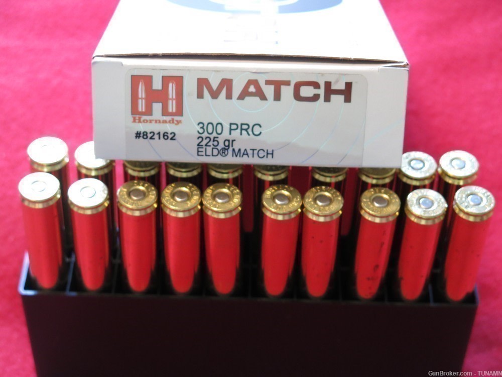Hornady Match 300 PRC 225 Grain ELD (One Box) 20 Rounds -img-0