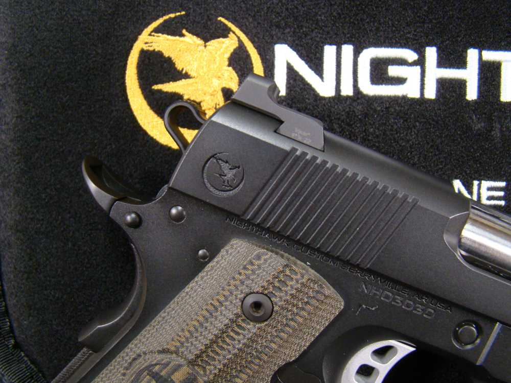 Nighthawk Custom 1911 GRP Recon Rail .45ACP 5" w/ SureFire X300 ULTRA light-img-10