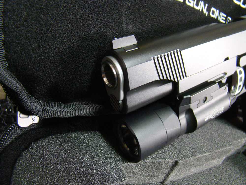 Nighthawk Custom 1911 GRP Recon Rail .45ACP 5" w/ SureFire X300 ULTRA light-img-7