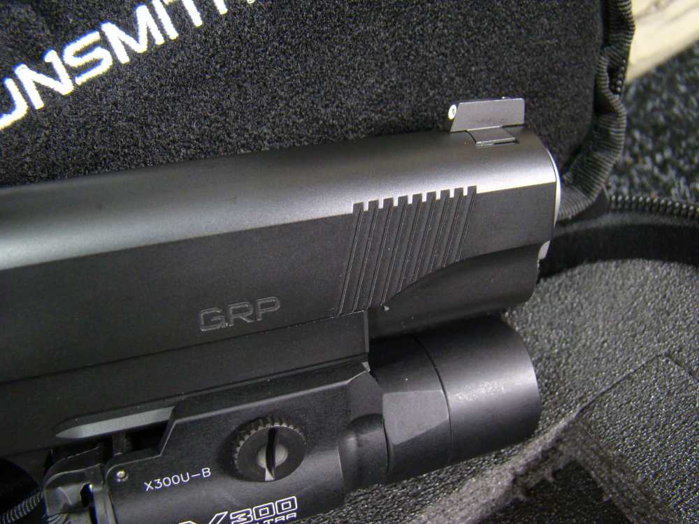 Nighthawk Custom 1911 GRP Recon Rail .45ACP 5" w/ SureFire X300 ULTRA light-img-13