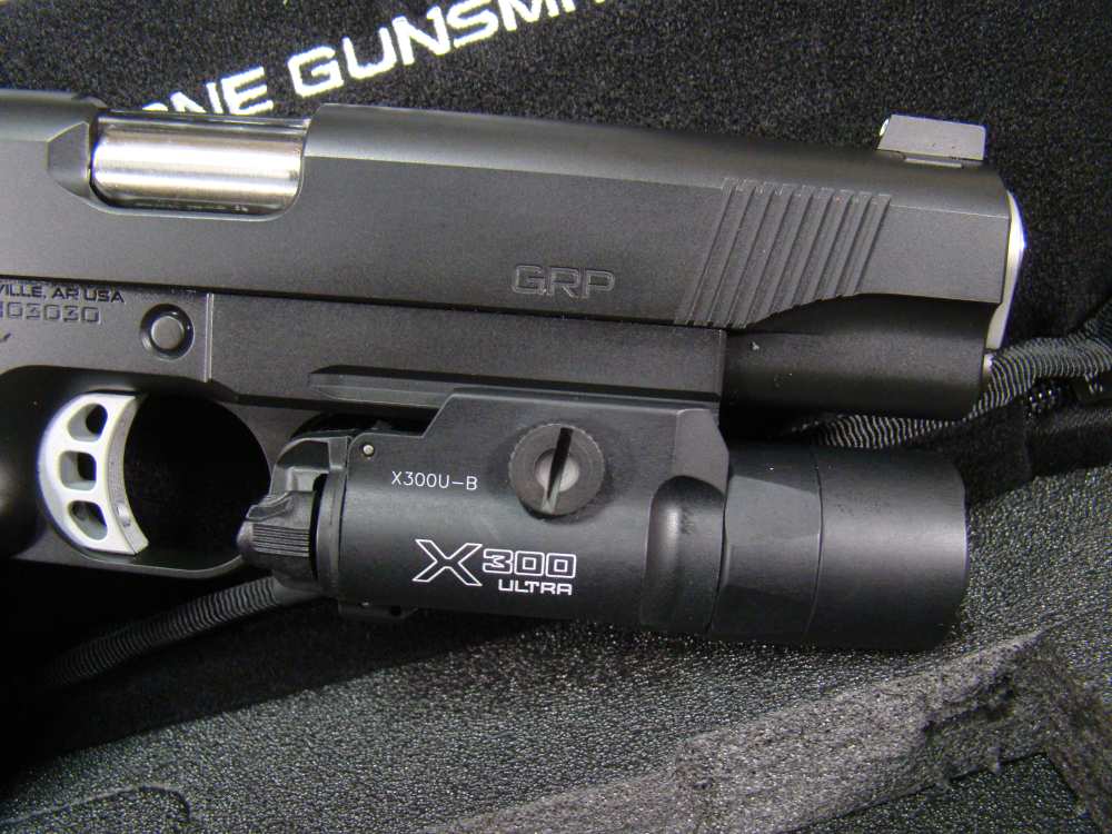 Nighthawk Custom 1911 GRP Recon Rail .45ACP 5" w/ SureFire X300 ULTRA light-img-12