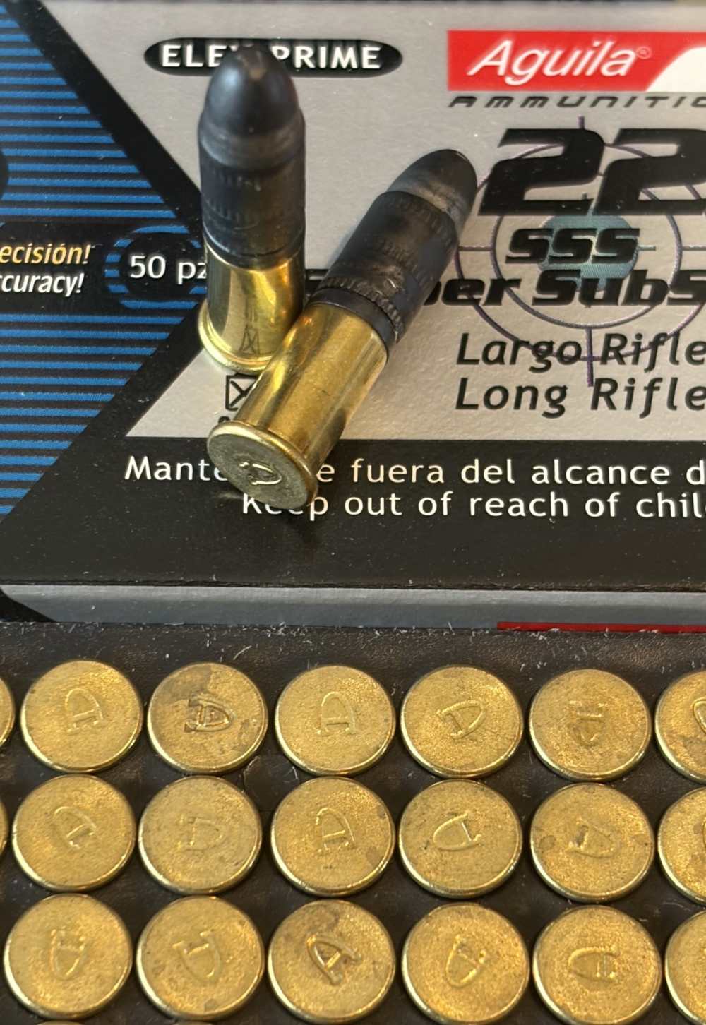 22 Sniper SubSonic 22 LR RN Solid 22LR Rimfire Ammo 100 rds Aguila-img-3