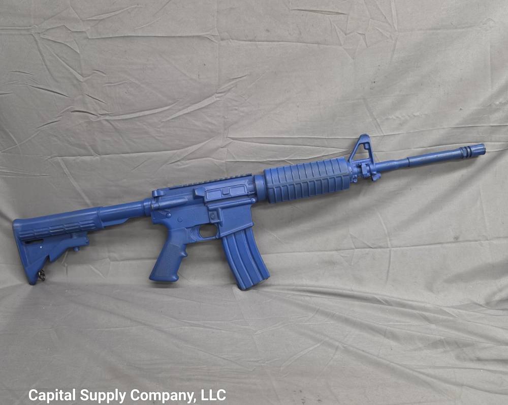 Ring's blue training rifle rubber ducky Colt Law Enforcement Carbine-img-0