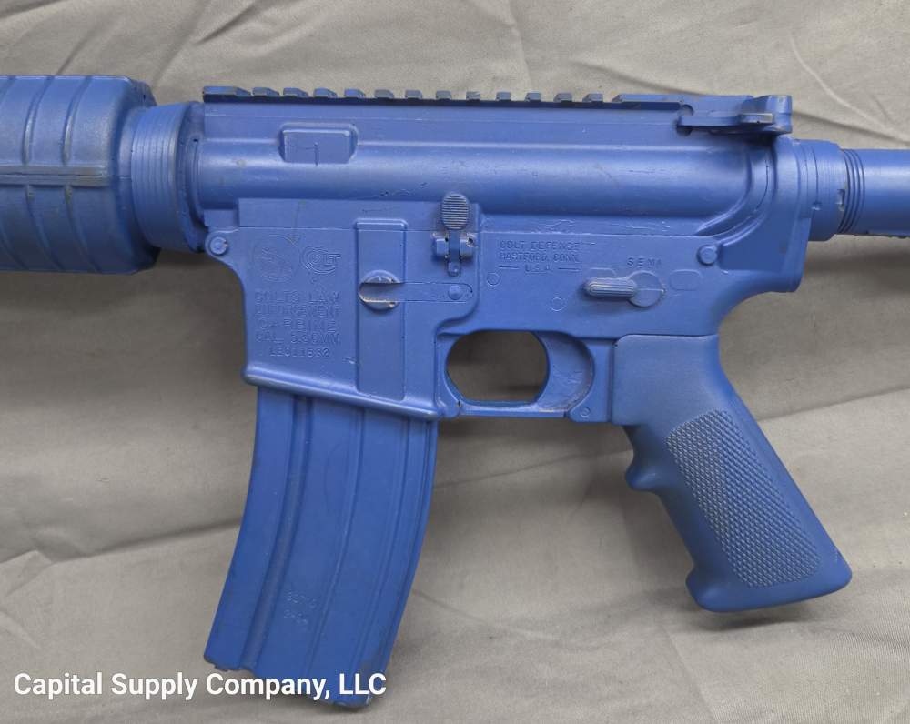 Ring's blue training rifle rubber ducky Colt Law Enforcement Carbine-img-13