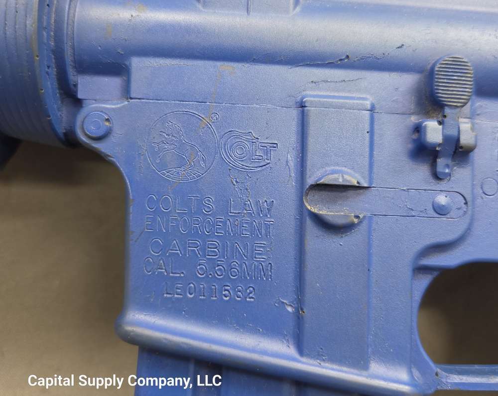 Ring's blue training rifle rubber ducky Colt Law Enforcement Carbine-img-17