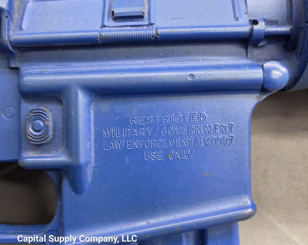 Ring's blue training rifle rubber ducky Colt Law Enforcement Carbine-img-7