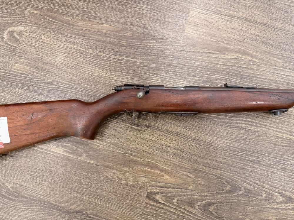 REMINGTON MODEL 511 SCOREMASTER RUSTED CONDITION WOOD STOCK 25" BBL .22LR -img-0