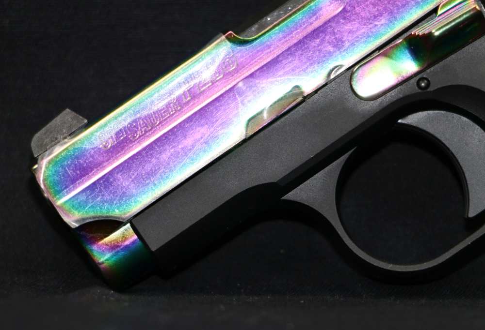 NEW! Sig Sauer P238 Rainbow Titanium .380ACP 2.7" 6-rounds -img-1