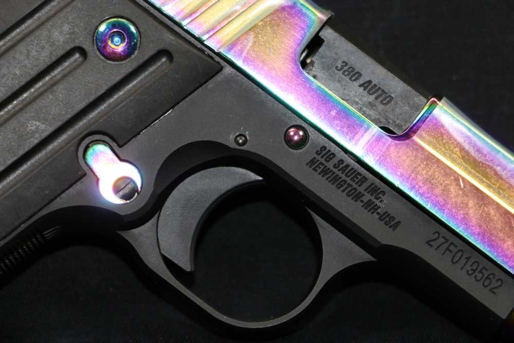 NEW! Sig Sauer P238 Rainbow Titanium .380ACP 2.7" 6-rounds -img-8