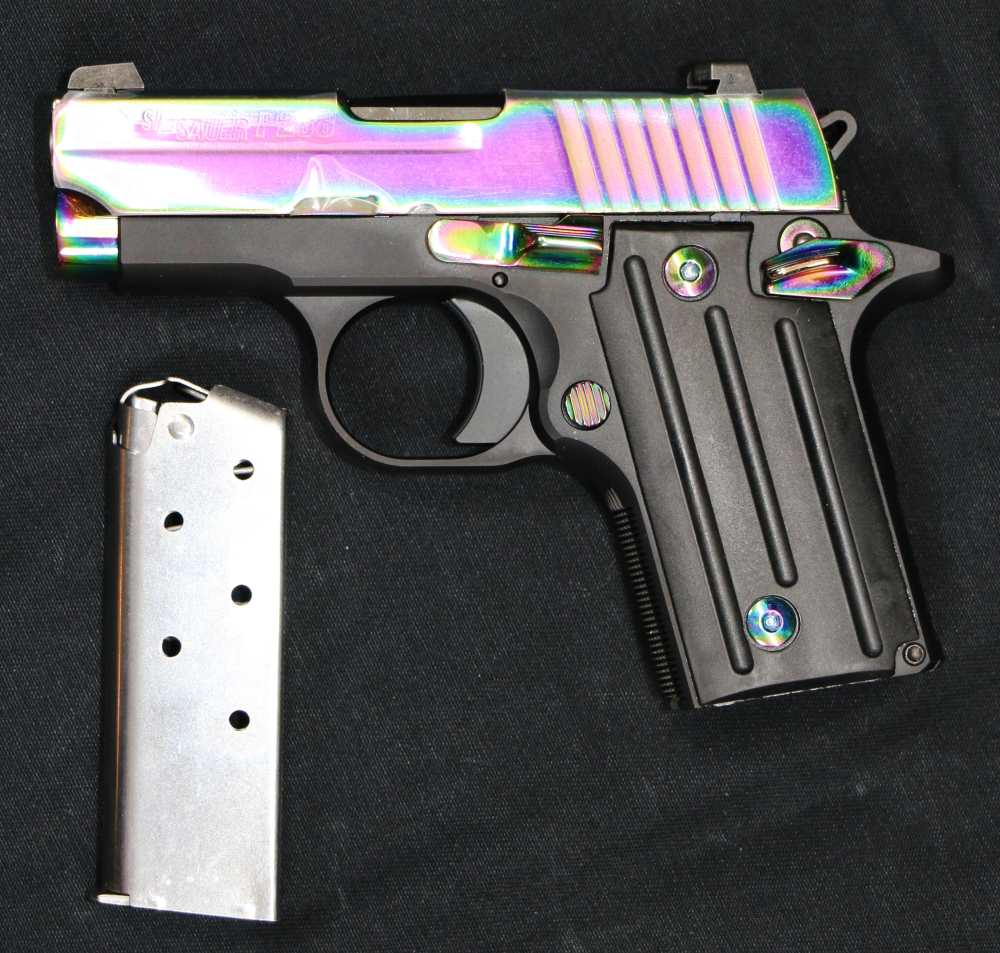 NEW! Sig Sauer P238 Rainbow Titanium .380ACP 2.7" 6-rounds -img-10