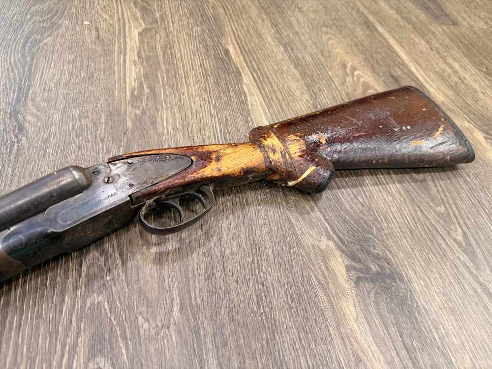 AMERICAN GUN CO. KNICKERBOCKER FIELD SXS POOR CONDITION 30" BBL 12GA-img-3