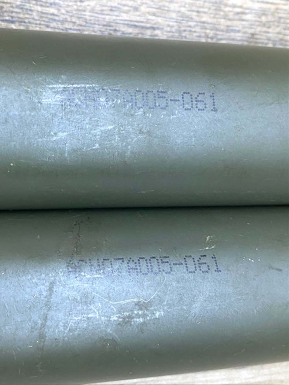 Pair 25mm HEI INERT Bradley AFV Artillery Cannon Shell Projectile No Fuze -img-8