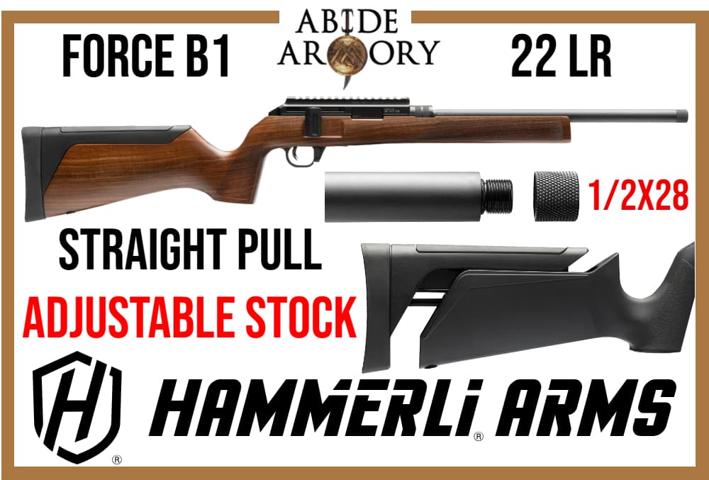 Straight Pull Bolt Action Rifle Hammerli Force B1 22 LR-img-0