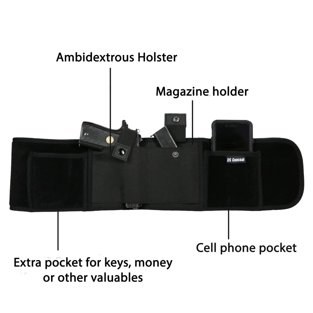 Unisex Neoprene Belly Band for Concealed Carry by DS Conceal-XL-img-2