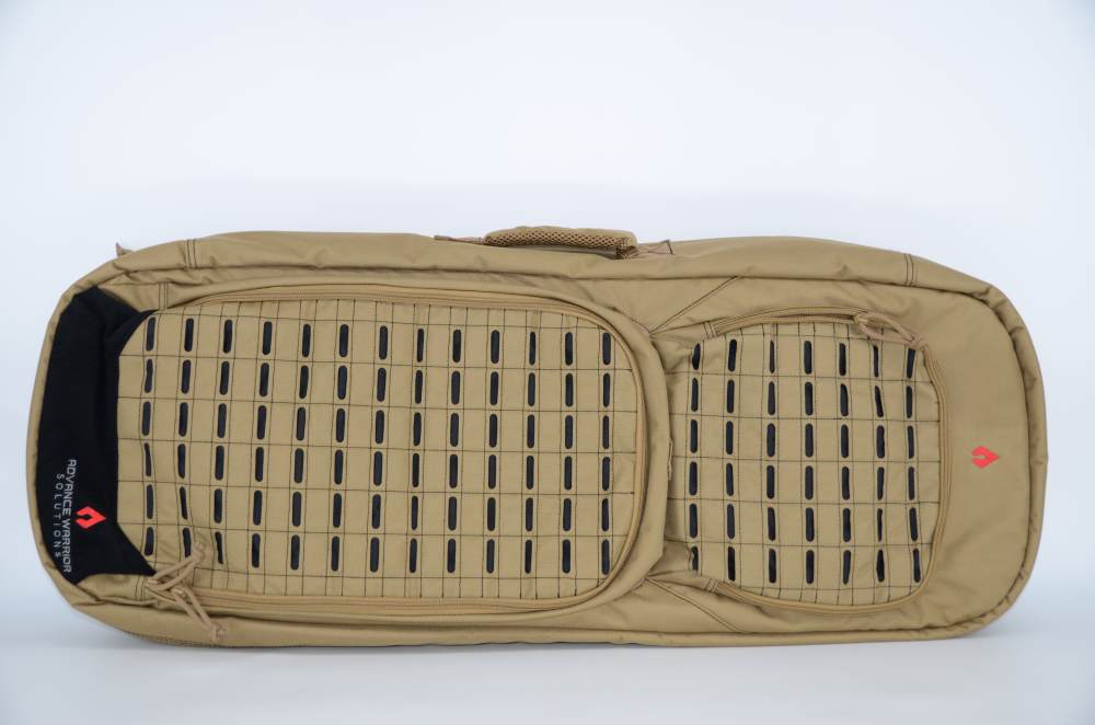 Advance Warrior Solutions 36" Rifle Case w/Backpack Strap, Tan/Black-img-2