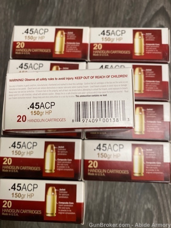 45 ACP Hollow Point 200 rds DRT 150gr Best Deal On Defense Ammo-img-2
