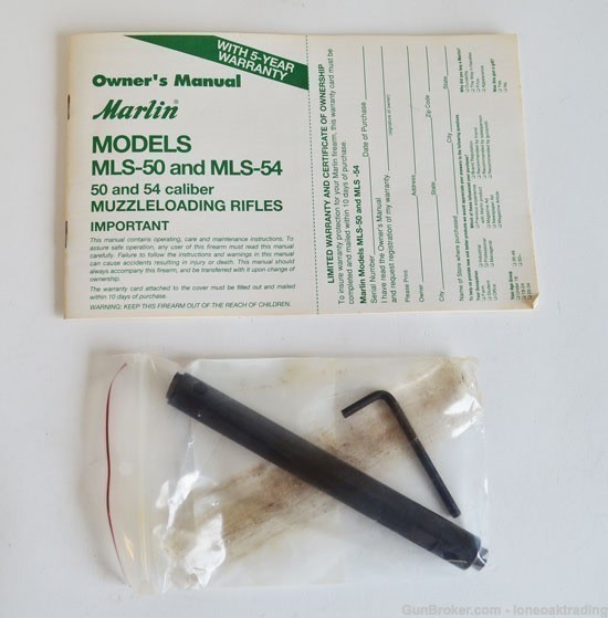 Marlin MLS-50 In-Line 50 cal Rifle-img-12
