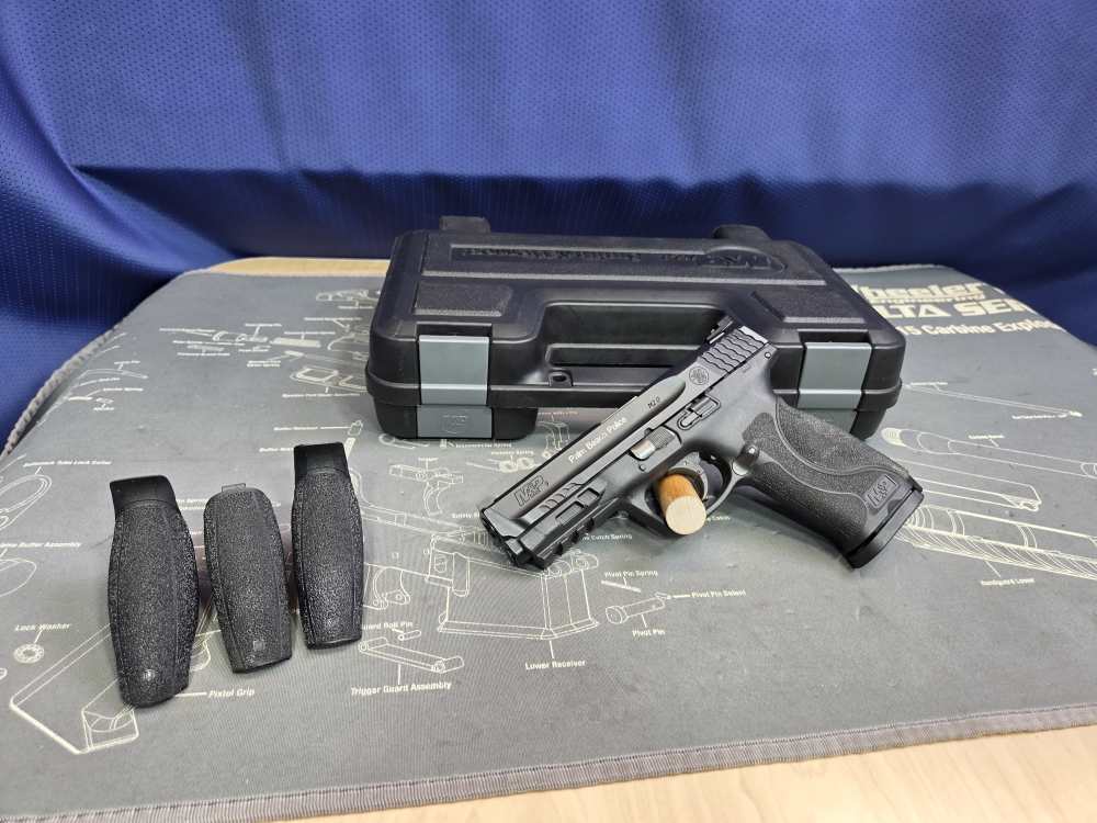 Smith & Wesson M&P 9 M2.0 Semi-Auto Palm Beach Police Marked Left Handed-img-0