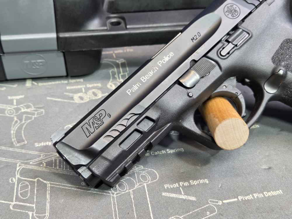 Smith & Wesson M&P 9 M2.0 Semi-Auto Palm Beach Police Marked Left Handed-img-4