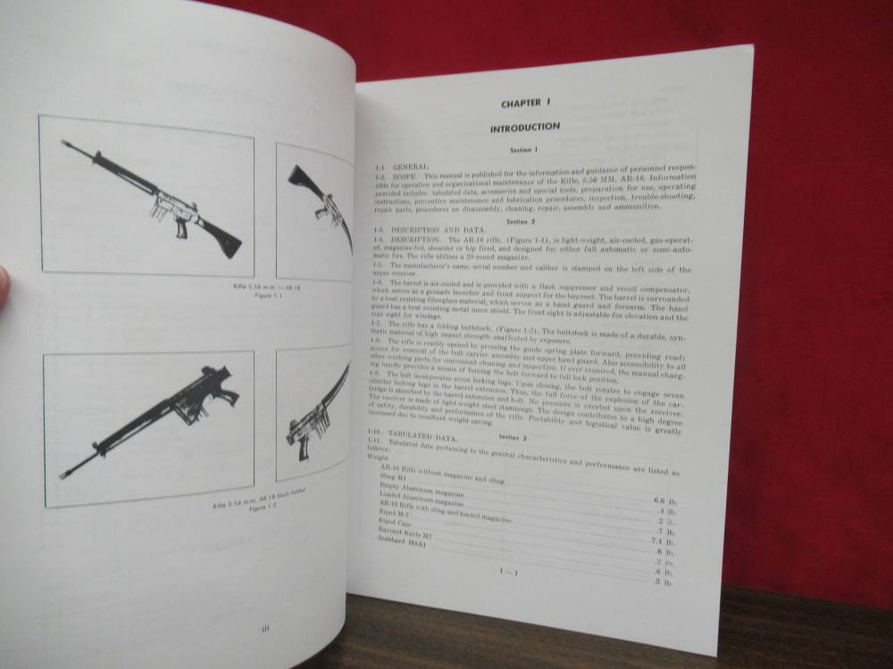 RARE Original Armalite AR18 Operating And Maintenance Manual-img-4