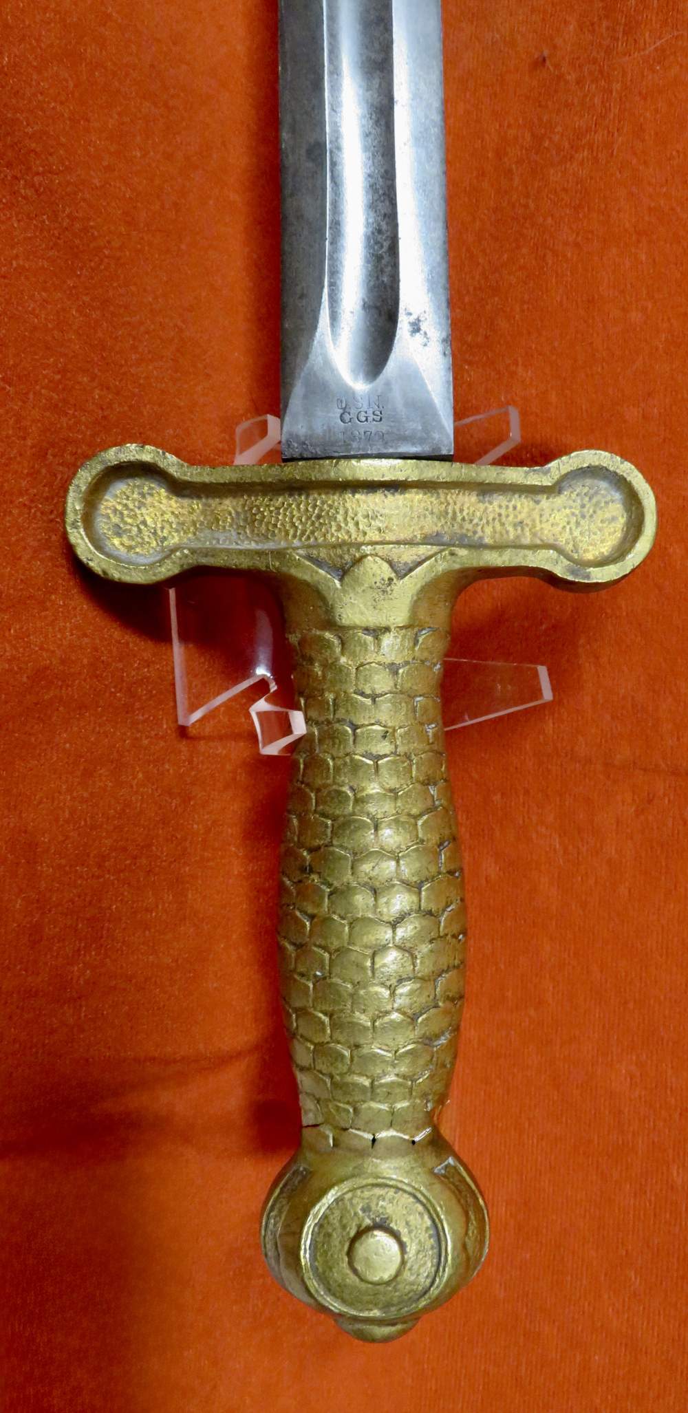 Lot# 25-Rare Ames Sword Co. Fraternal/Theatrical Sword Using U.S. Navy M187-img-8