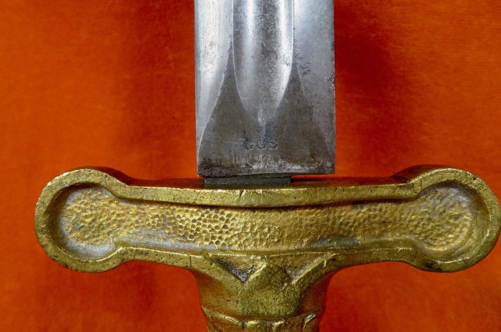 Lot# 25-Rare Ames Sword Co. Fraternal/Theatrical Sword Using U.S. Navy M187-img-5