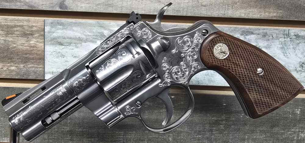  Colt Python “Armory Style B+” Factory Engraved  – Custom Shop Model D-img-0