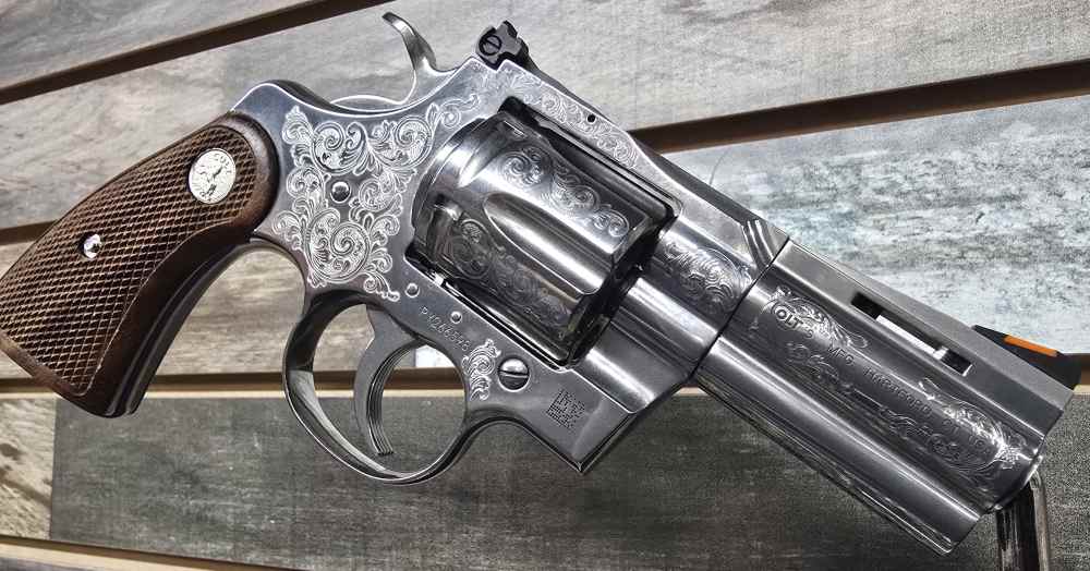  Colt Python “Armory Style B+” Factory Engraved  – Custom Shop Model D-img-8