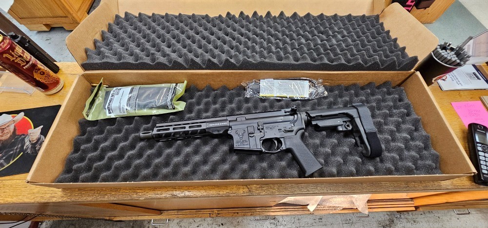 For Sale: Factory New Stag 15 Tactical RH CHPHS 7.5" 5.56 Pistol - Black-img-0