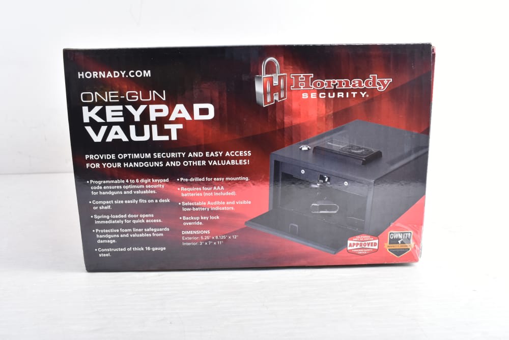Hornady One-Gun KEYPAD VAULT - NEW in the box-img-2