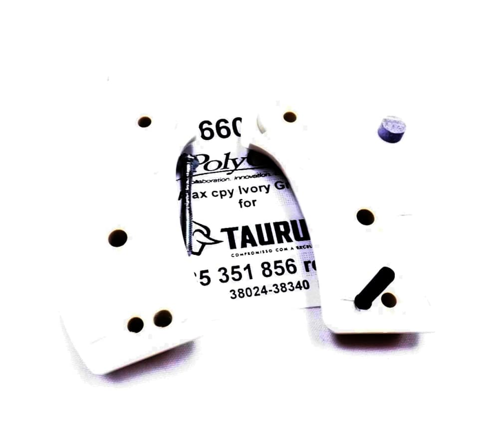 Taurus 85 856 Revolver Ajax Magna type Small Ivory Grips, Seal, and Pin -img-12