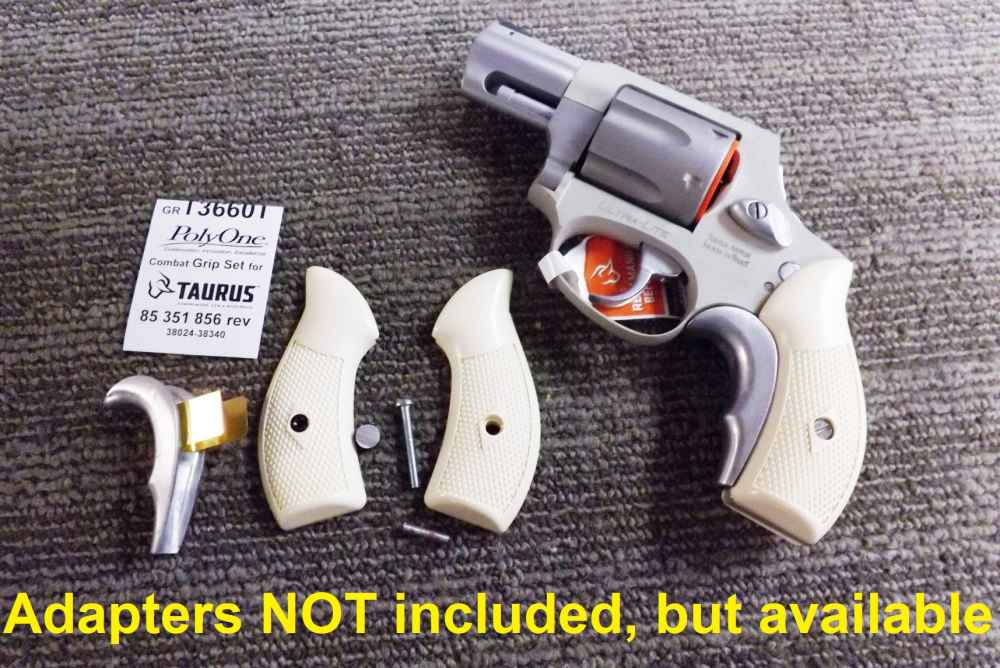 Taurus 85 856 Revolver Ajax Magna type Small Ivory Grips, Seal, and Pin -img-18