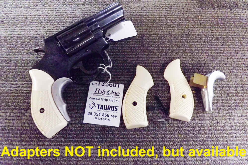Taurus 85 856 Revolver Ajax Magna type Small Ivory Grips, Seal, and Pin -img-17