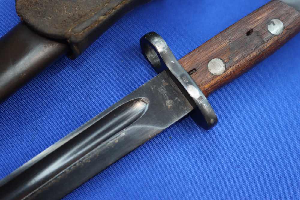 Yugoslavian M1948 Mauser Bayonet PREDUZECE 44 Zastava Scabbard Frog Early-img-24
