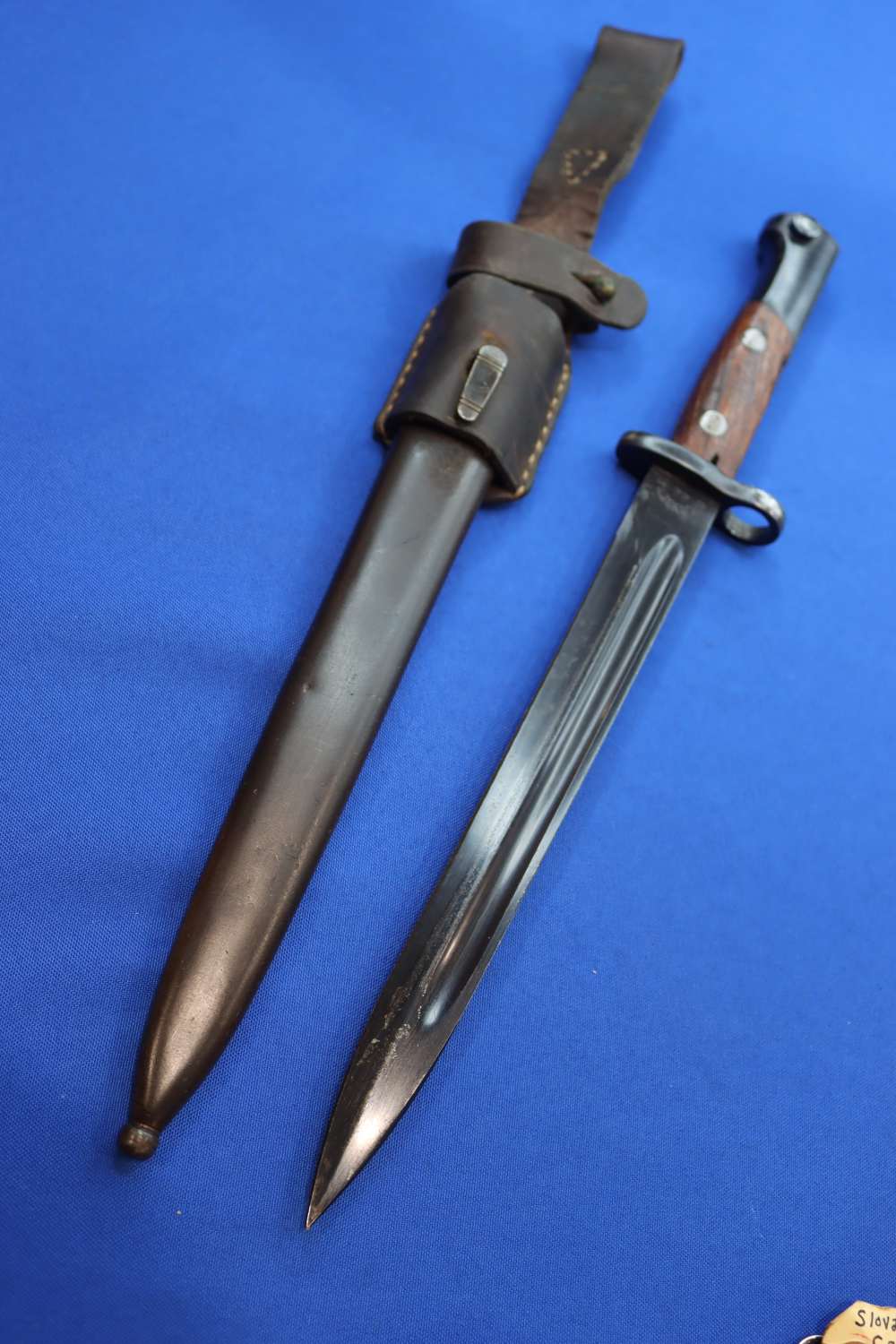 Yugoslavian M1948 Mauser Bayonet PREDUZECE 44 Zastava Scabbard Frog Early-img-32