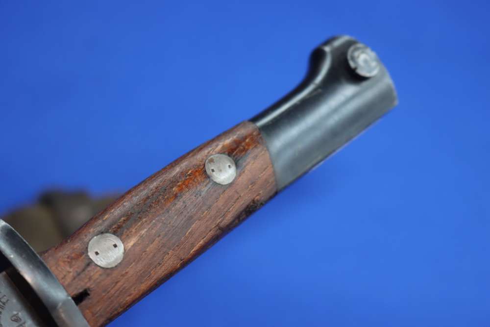 Yugoslavian M1948 Mauser Bayonet PREDUZECE 44 Zastava Scabbard Frog Early-img-10