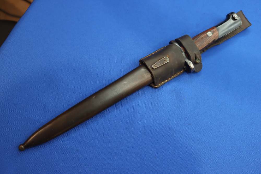 Yugoslavian M1948 Mauser Bayonet PREDUZECE 44 Zastava Scabbard Frog Early-img-15