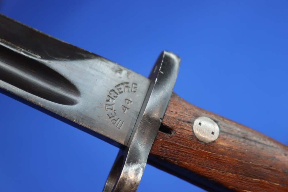 Yugoslavian M1948 Mauser Bayonet PREDUZECE 44 Zastava Scabbard Frog Early-img-19