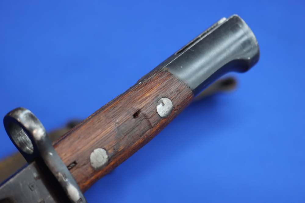 Yugoslavian M1948 Mauser Bayonet PREDUZECE 44 Zastava Scabbard Frog Early-img-12