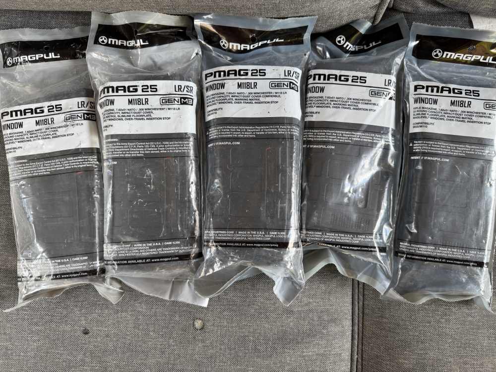 5 - Magpul PMAG 25 LR/SR GEN M3 Window 2 with dust covers-img-0