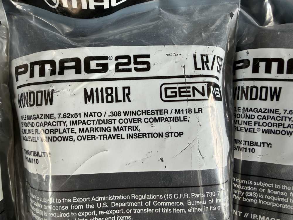 5 - Magpul PMAG 25 LR/SR GEN M3 Window 2 with dust covers-img-2