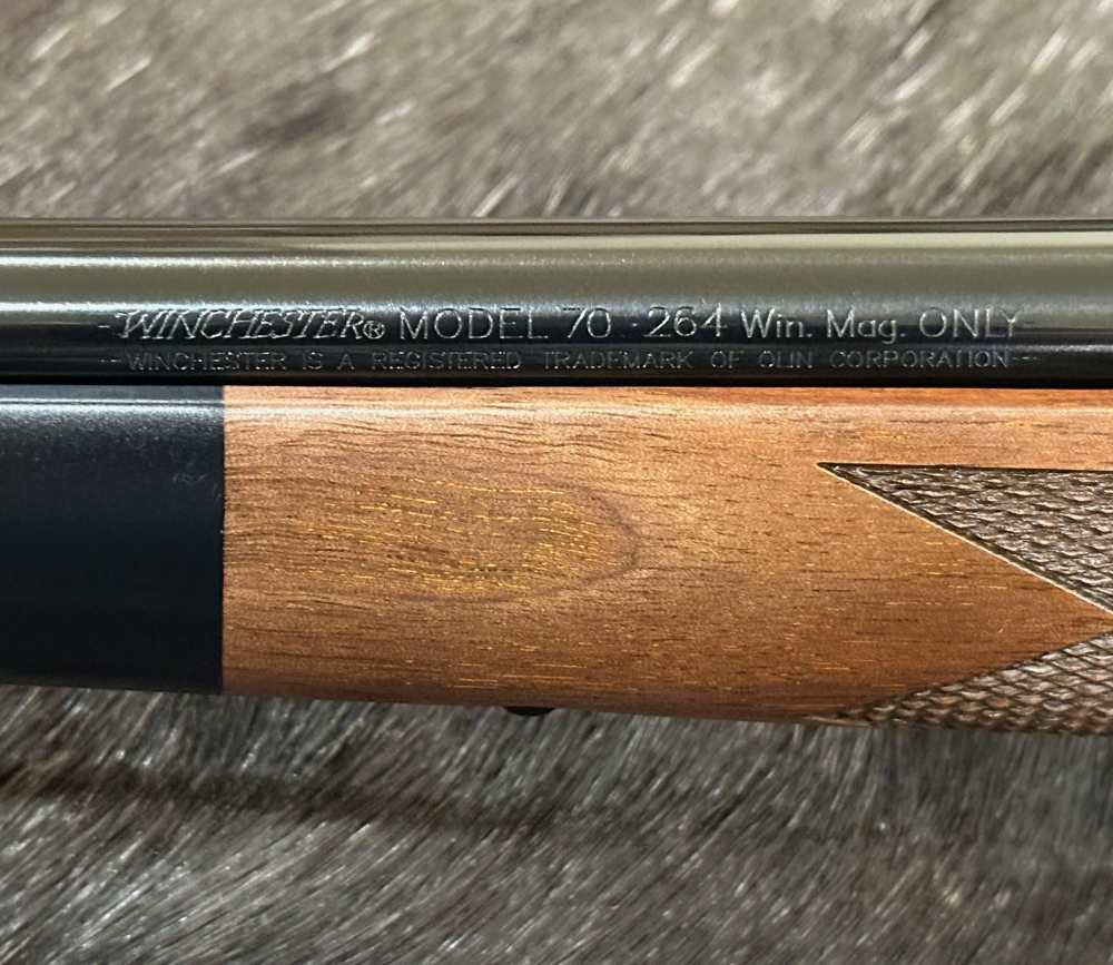 WINCHESTER MODEL 70 SUPER GRADE 264 WIN MAG 26" GOOD WOOD, FREE SAFARI-img-13