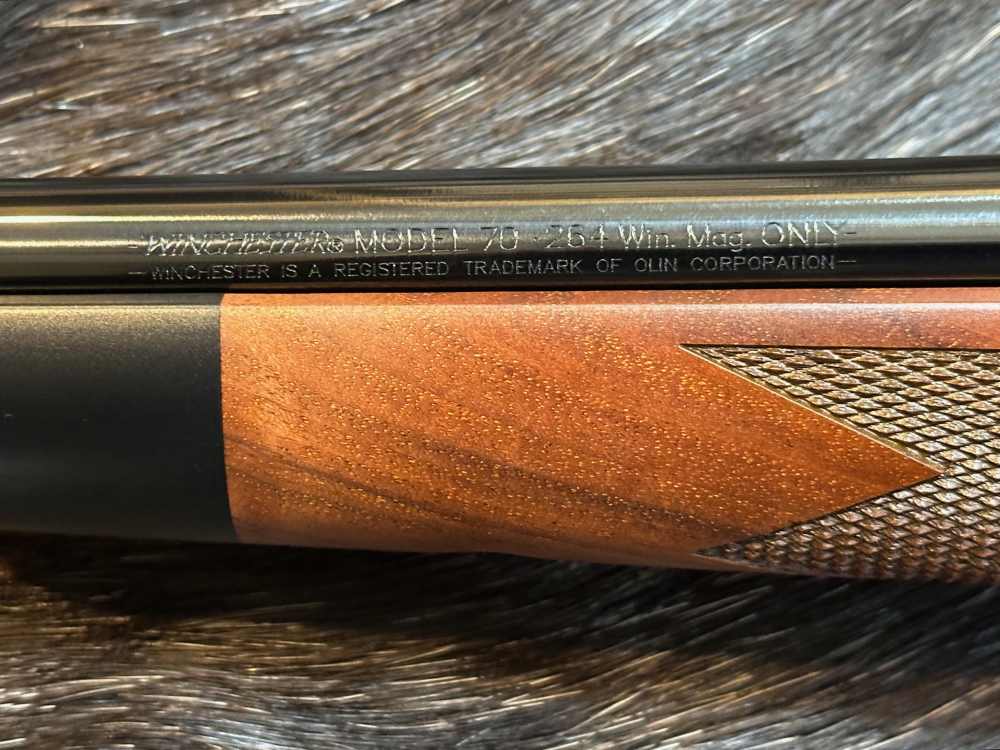 WINCHESTER MODEL 70 SUPER GRADE 264 WIN MAG 26" GOOD WOOD, FREE SAFARI-img-13